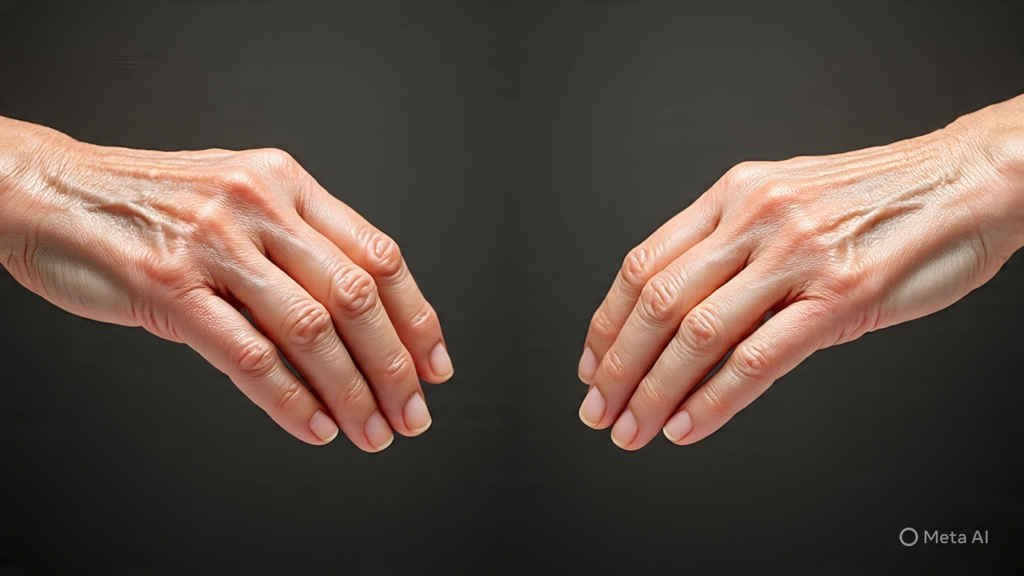 Suas mãos dizem sua idade O laser pode dizer outra coisa